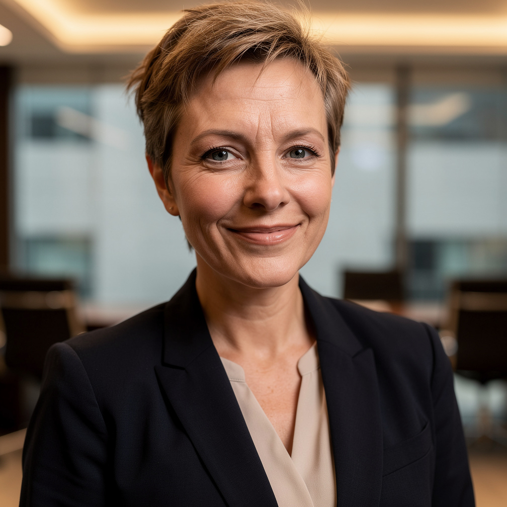 After — professional accountant headshot