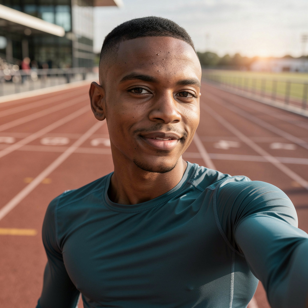 After — professional personal trainer headshot