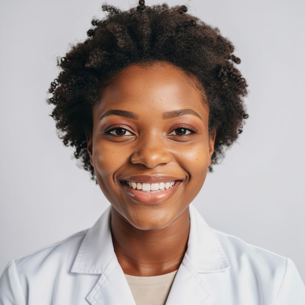 After — professional dentist headshot