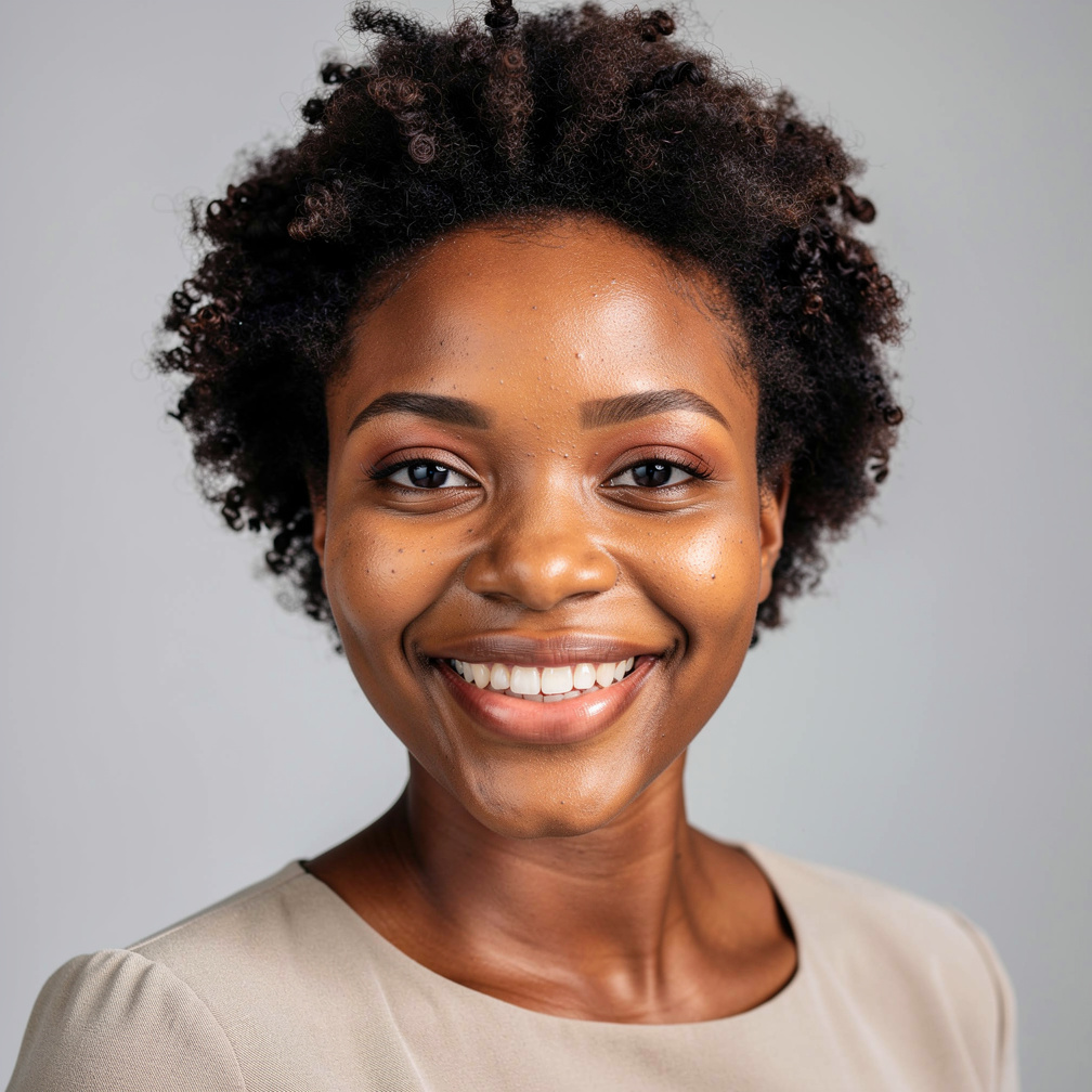 After — professional designer headshot