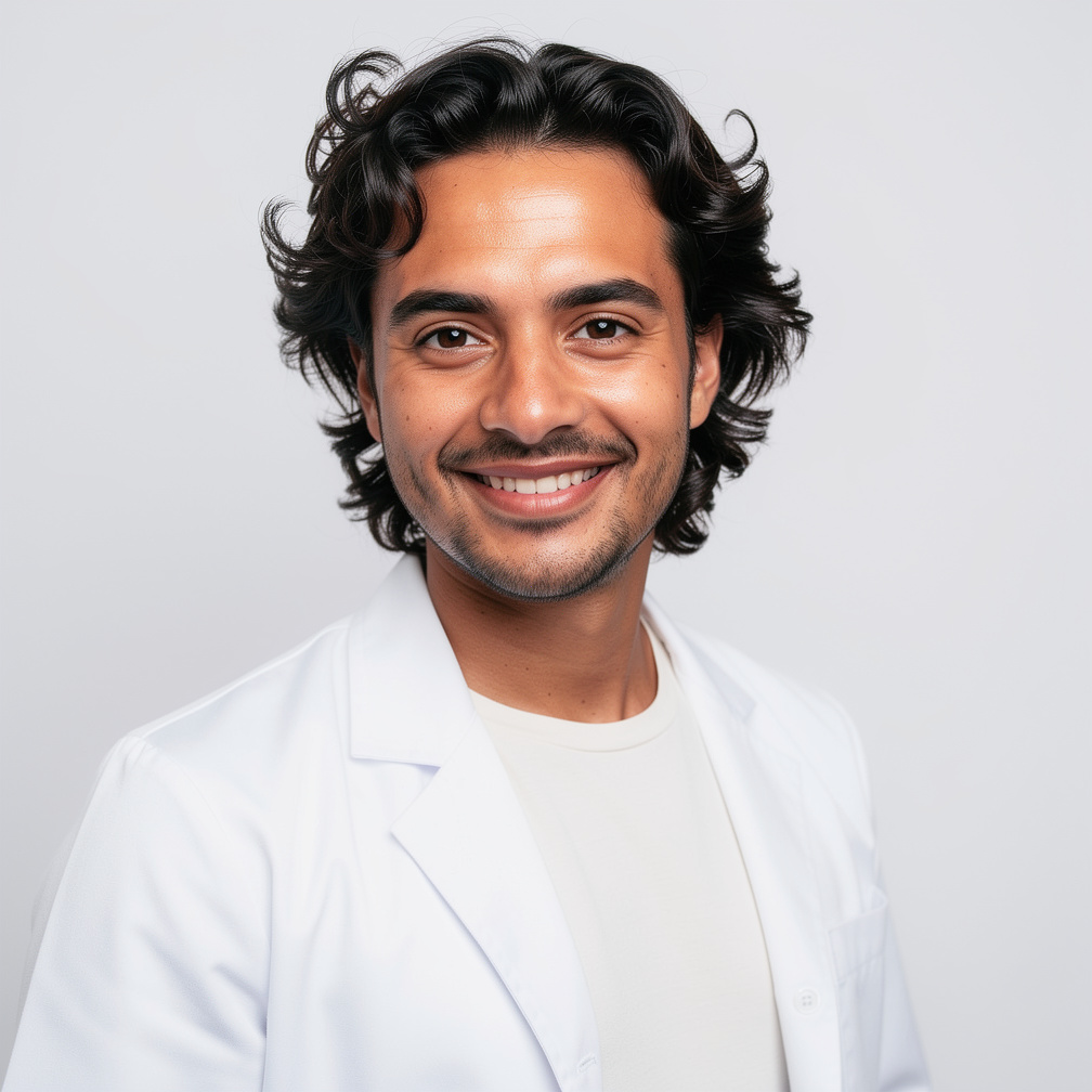 After — professional chiropractor headshot