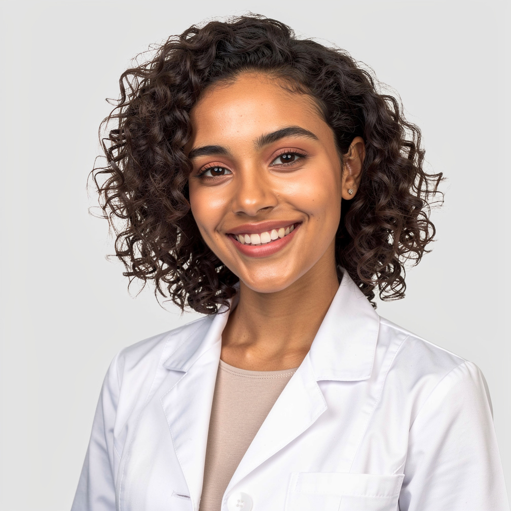 After — professional veterinarian headshot