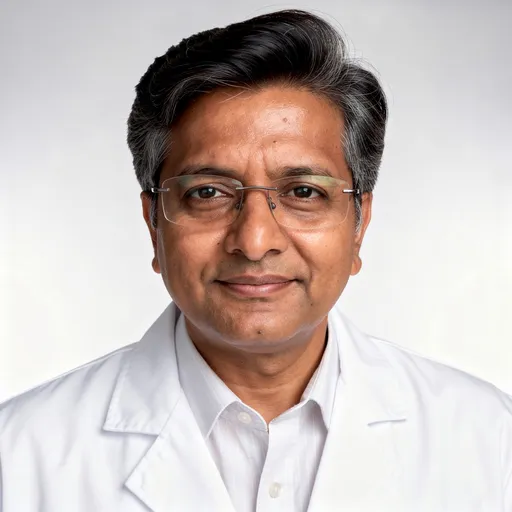 After — professional doctor headshot